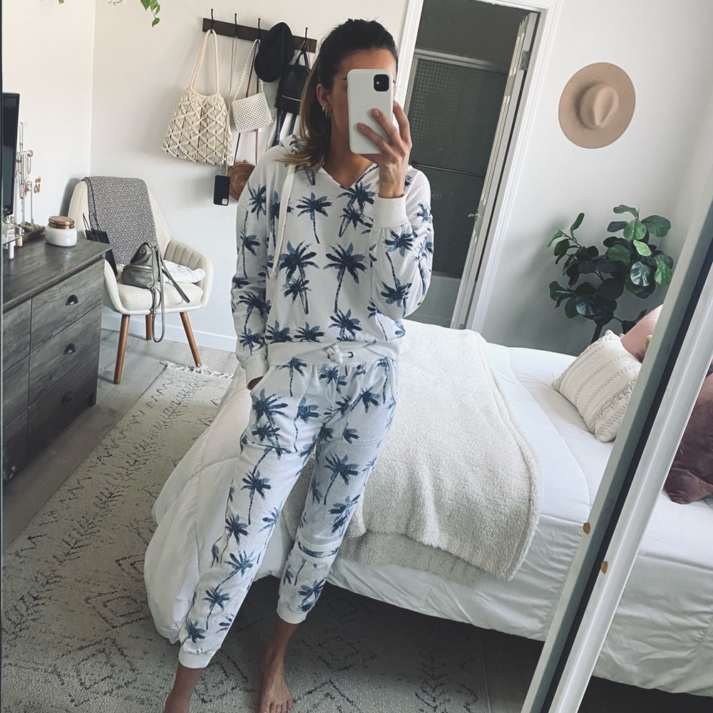 Vintage Havana palm tree sweatsuit